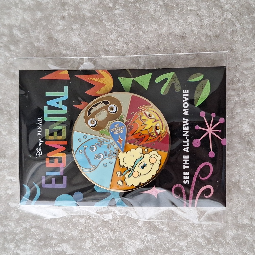 NEW Disney Pixar Elemental Spinner Pin DMI Exclusive